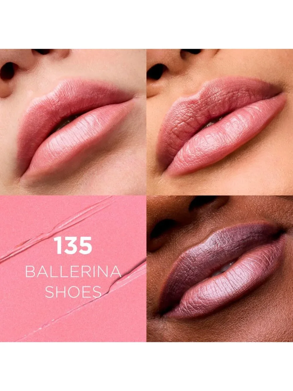 L'Oreal Paris Ballerina Shoes Colour Riche Hydrating Lip Original Satin Lipstick
